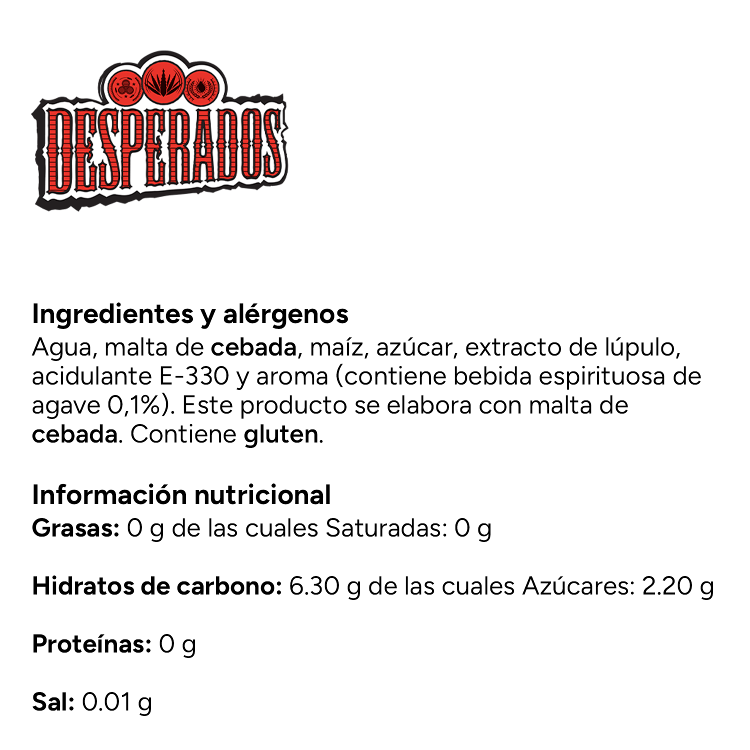 Desperados Cerveza Original, Cerveza 24 Latas de 500ml, Aromatizado con Aguardiente, 5,9% Volumen de Alcohol