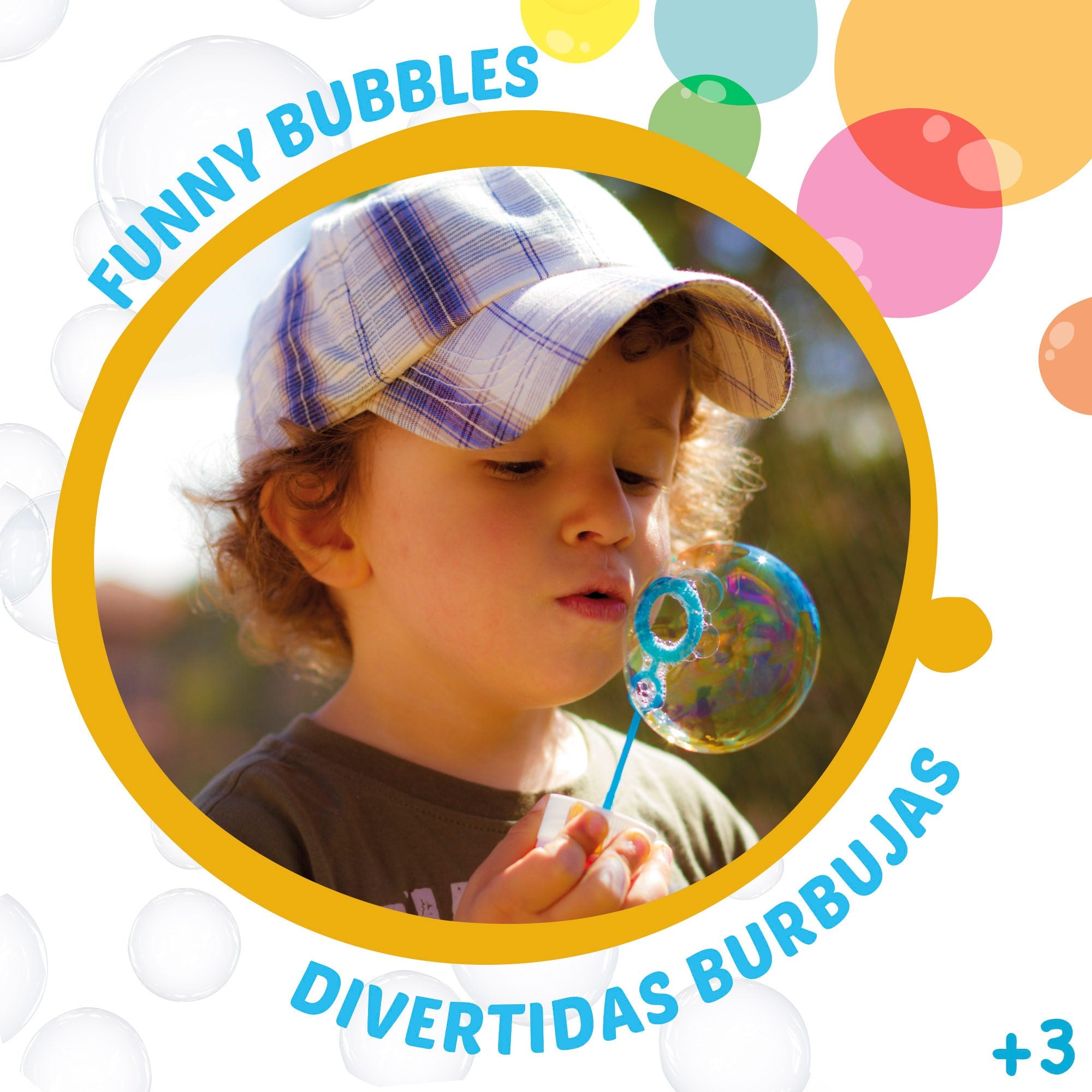 x36 Pomperos para Niños de Jabón, 60ml, Pompero con Laberinto de Dibujos Animados, Pompas de Jabón, Juego de Burbujas