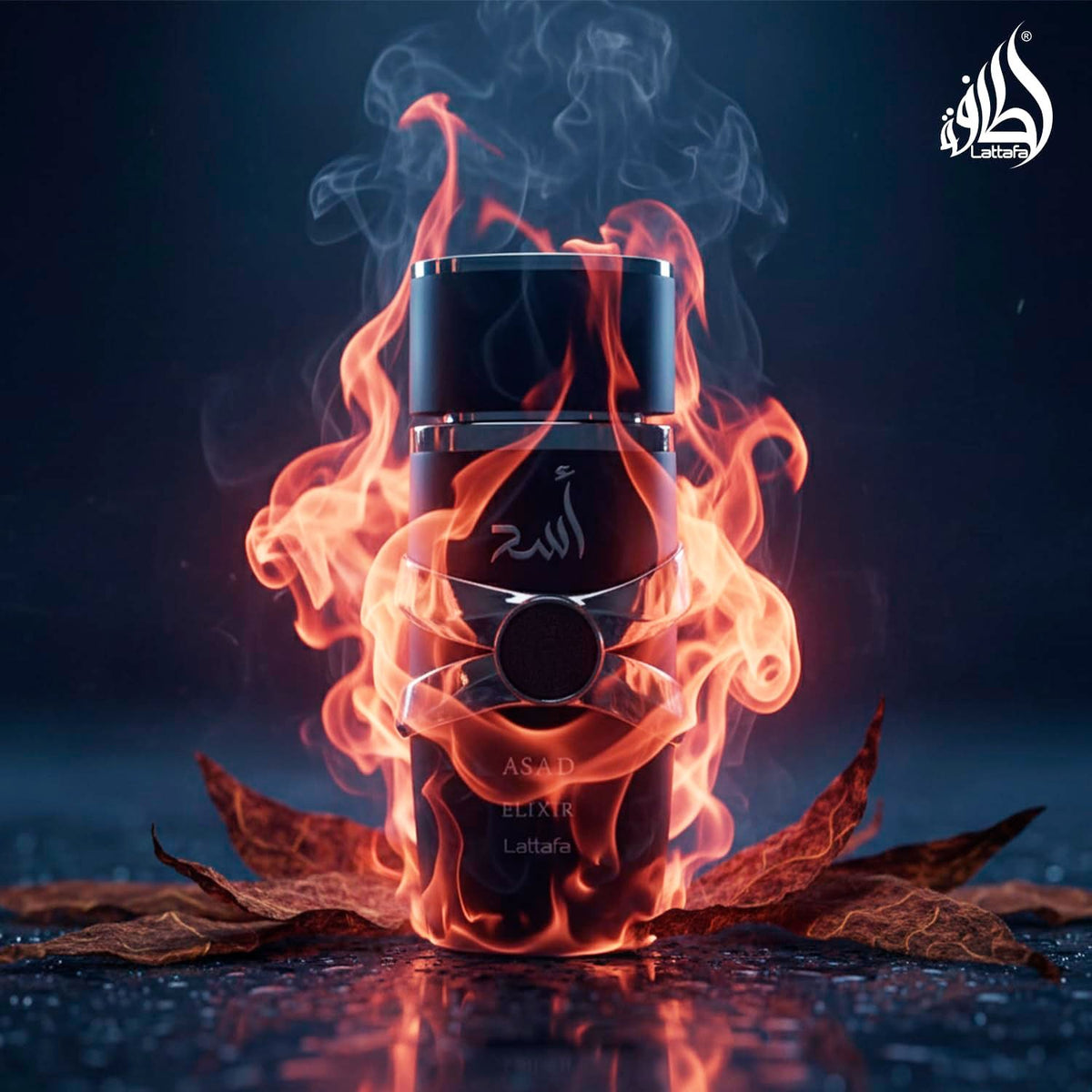 Lattafa Asad Elixir Eau de Parfum, Perfume Árabe para Hombre con Notas Especiadas, Amaderadas y Avainilladas, Aroma Cálido y Envolvente, 100 ml