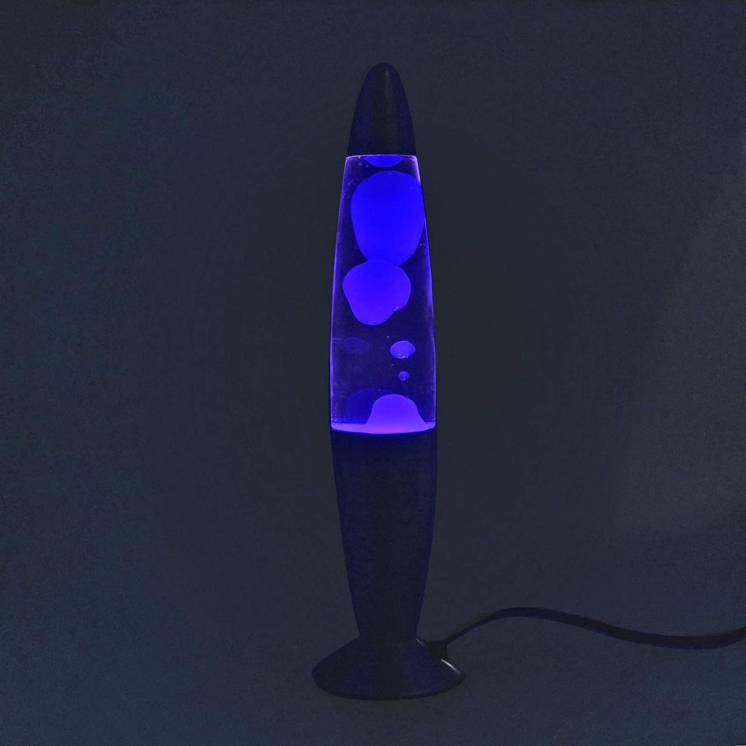 Lámpara de Lava de 34cm de Alto, Lámpara Decorativa con Líquido en Movimiento, Bombilla de 25W, Perfecto para Habitación, Salón, Sala de Estar