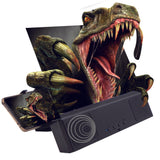 Amplificador de Pantalla para Móvil con Altavoz Incluido, Pantalla de 12 Pulgadas, Lente Acrílica y Carcasa Resistente, Sonido Incorporado, Batería Recargable de 1800 mAh, Compatible con Smartphones de 6,5 pulgadas