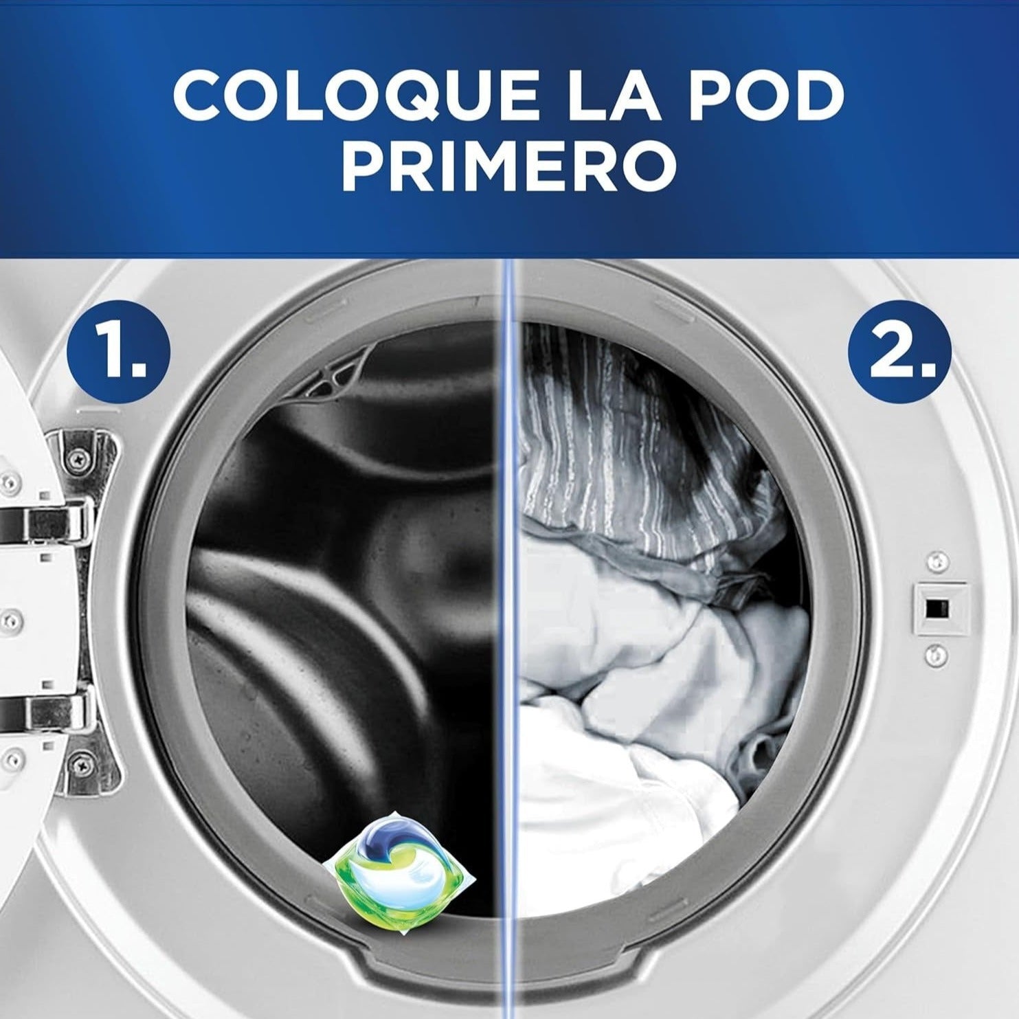 Ariel All-in-1 Pods Profesional, Detergente Cápsulas Lavadora, Limpieza Profunda y Frescor en cada Lavado, 96 Lavados
