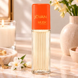 Jovan Musk Eau de Cologne para Mujer, Perfume Floral y Almizclado con Notas de Bergamota, Jazmín, Neroli y Musk, Set de 100 ml + 15 ml