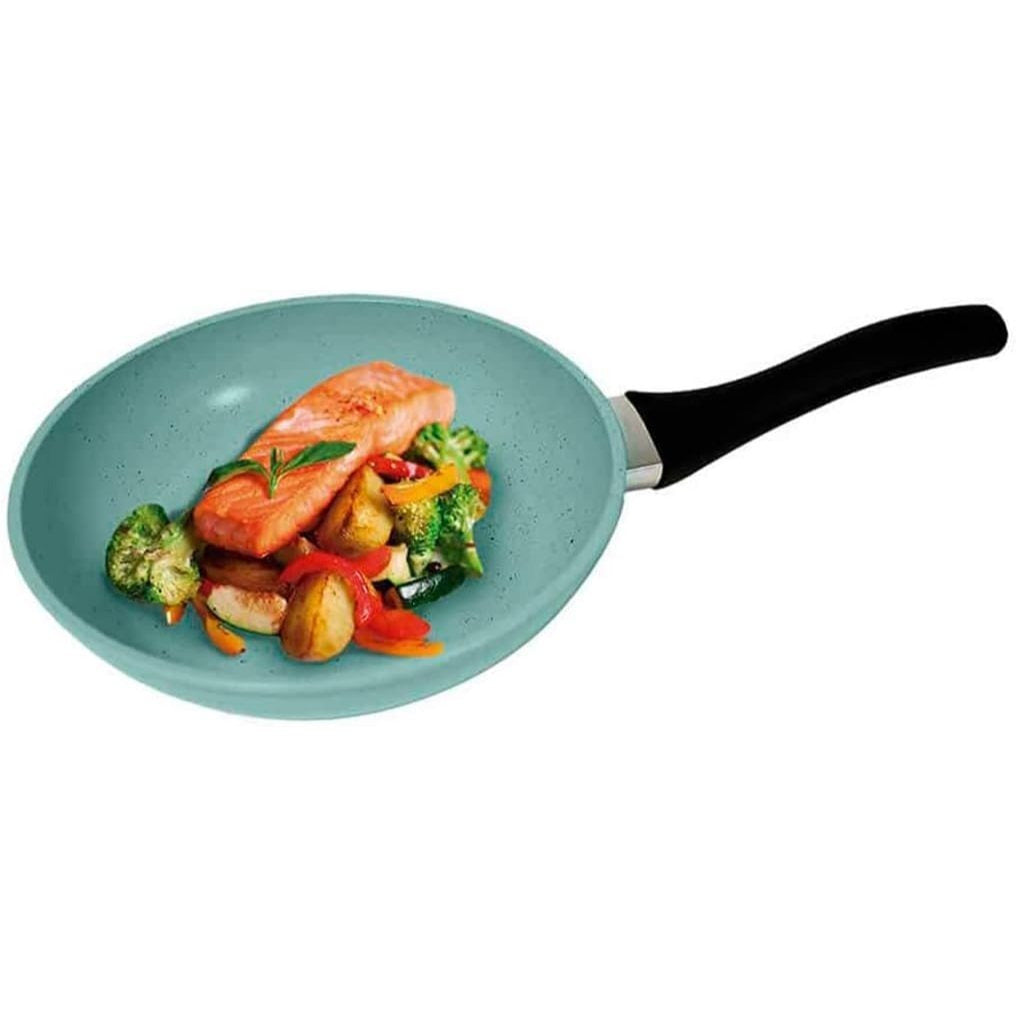 Sartén Antiadherente de Aluminio Forjado, Revestimiento Exterior de Alta Temperatura, Revestimiento Interior Antiadherente, Mango de Baquelita, Distribuye el Calor Uniformemente, Resistente a los Arañazos