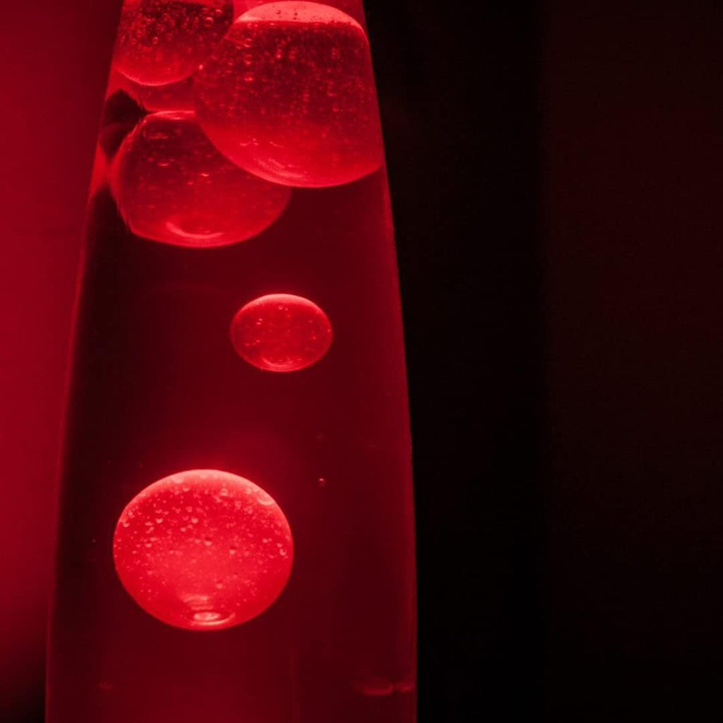 Lámpara de Lava de 40cm de Alto, Luz Decorativa con Líquido en el Interior y Tenue Luz que Genera un Ambiente Único, Especial, Cálido y Relajante, Bombilla de 30W Incluida, Da un toque Especial a tu Casa u Oficina