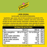 Schweppes Limón, Refresco con Sabor a Limón, Refresco Bajo en Calorías, Paquete de 24 Latas de 330 ml