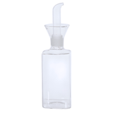 Aceitera Antigoteo 220ml, Aceitera Borosilicato Resistente, Ideal para Uso Diario, Dispensador de Boquilla Única Sin Goteo, Perfecto para Aceite, Vinagre, Aderezos, 220ml