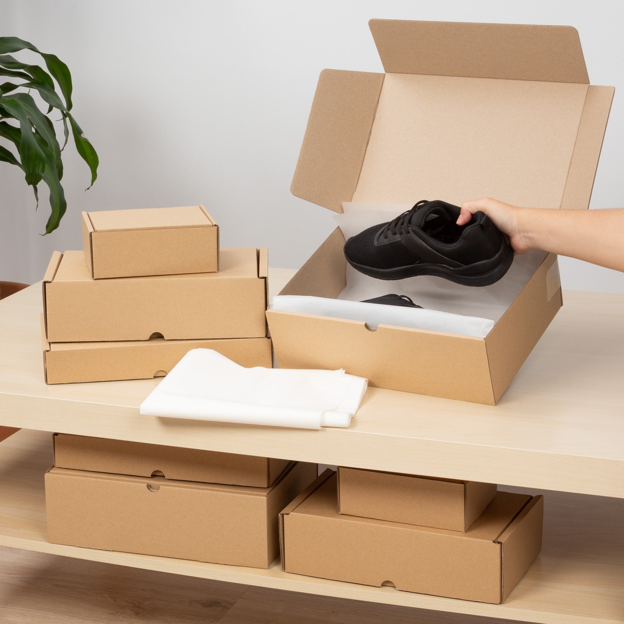 packer PRO Packs de Cajas de Cartón para Embalaje, Caja de Transporte Resistente, Cajas de Cartón para Envíos y Correo, Cajas de Cartón Corrugado, Caja de Regalo