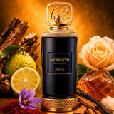 Riiffs Momento Extrait de Parfum Unisex, Perfume Árabe de Aroma Dulce y Amaderado con Notas de Mandarina, Azafrán, Rosa, Caramelo y Cedro, 100 ml
