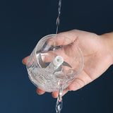 Picadora Electrica de Alimentos Recargable USB, 300ml de Capacidad, Recipiente de Cristal, Batería 1300 mAh, Trocea, Mezcla, Machaca y Muele, Triple Cuchilla de Acero, Resistente, Fácil de Limpiar, Perfecto para Fruta, Verdura, Carne, Hierbas