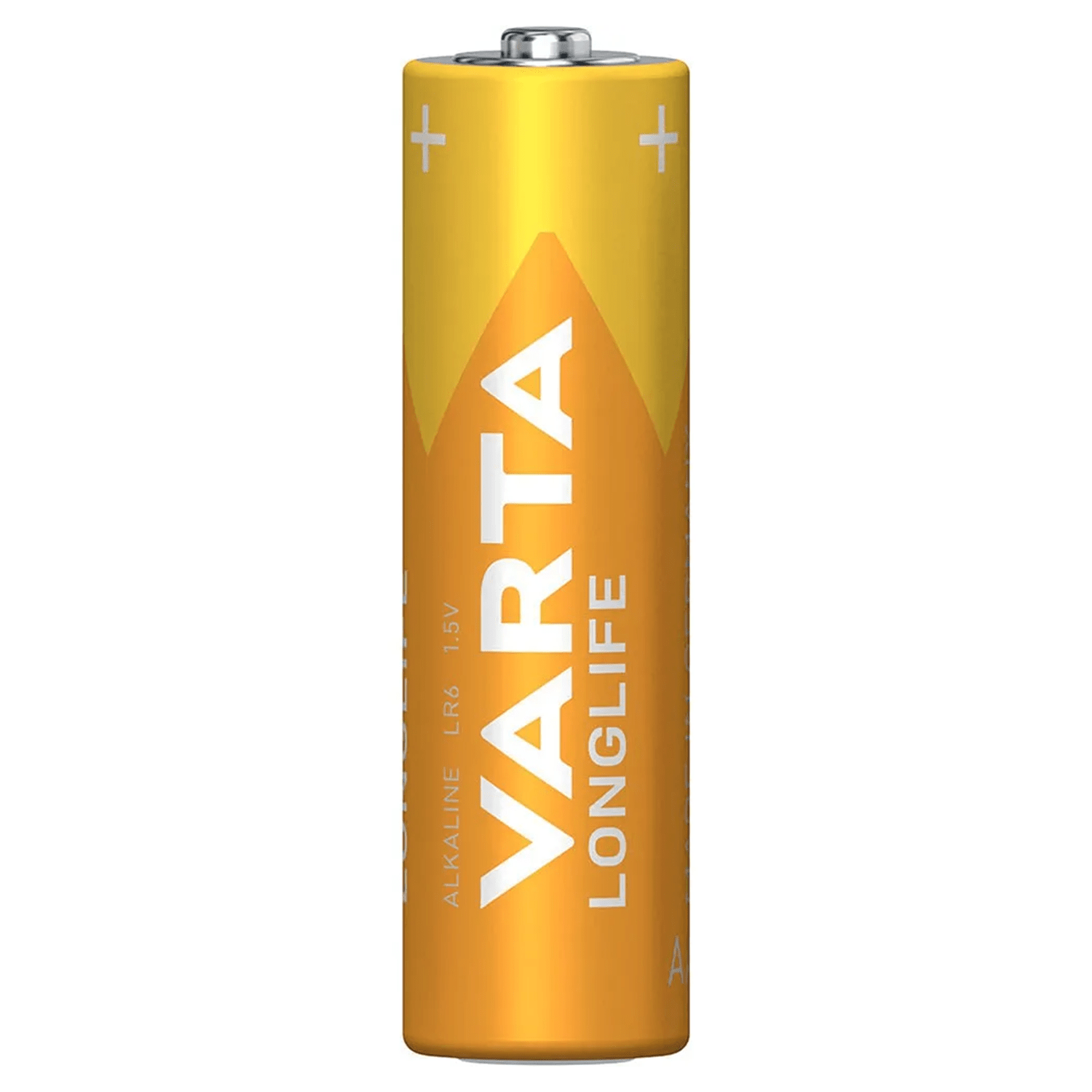 Pilas AA Alcalinas de Alto Rendimiento, VARTA Longlife, Ultra Larga Duración, Energía Continua, Ideal para Controles Remotos, Juguetes Electrónicos, Linternas, Lámparas, Relojes, Cámaras y Otros Dispositivos de Uso Diario - VARTA