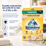 La Antigua Lavandera Detergente en Polvo para Ropa, Aroma Flores Silvestres, 85 Lavados