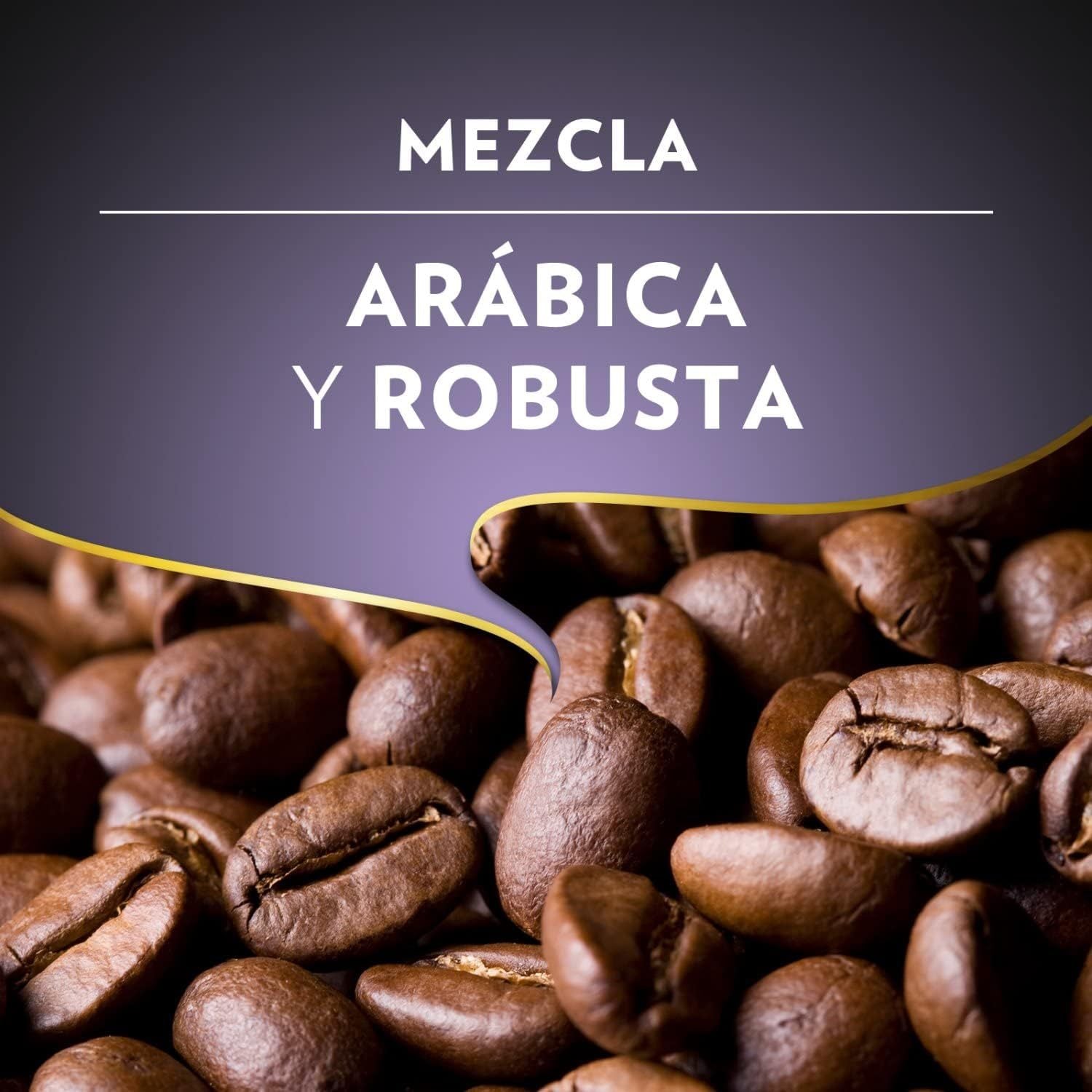 Lavazza Café Grano Natural Tostado Expresso Barista Intenso, Mezcla Arábica y Robusta, con Notas Aromáticas de Cacao y Madera, Intensidad 9/10, Tueste Medio, 1/2 kg