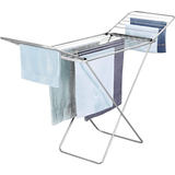 Tendedero Plegable de Metal con Alas y Estructura Ligera, 20 Metros de Superficie de Tendido, Resistente al Sol y a la Intemperie