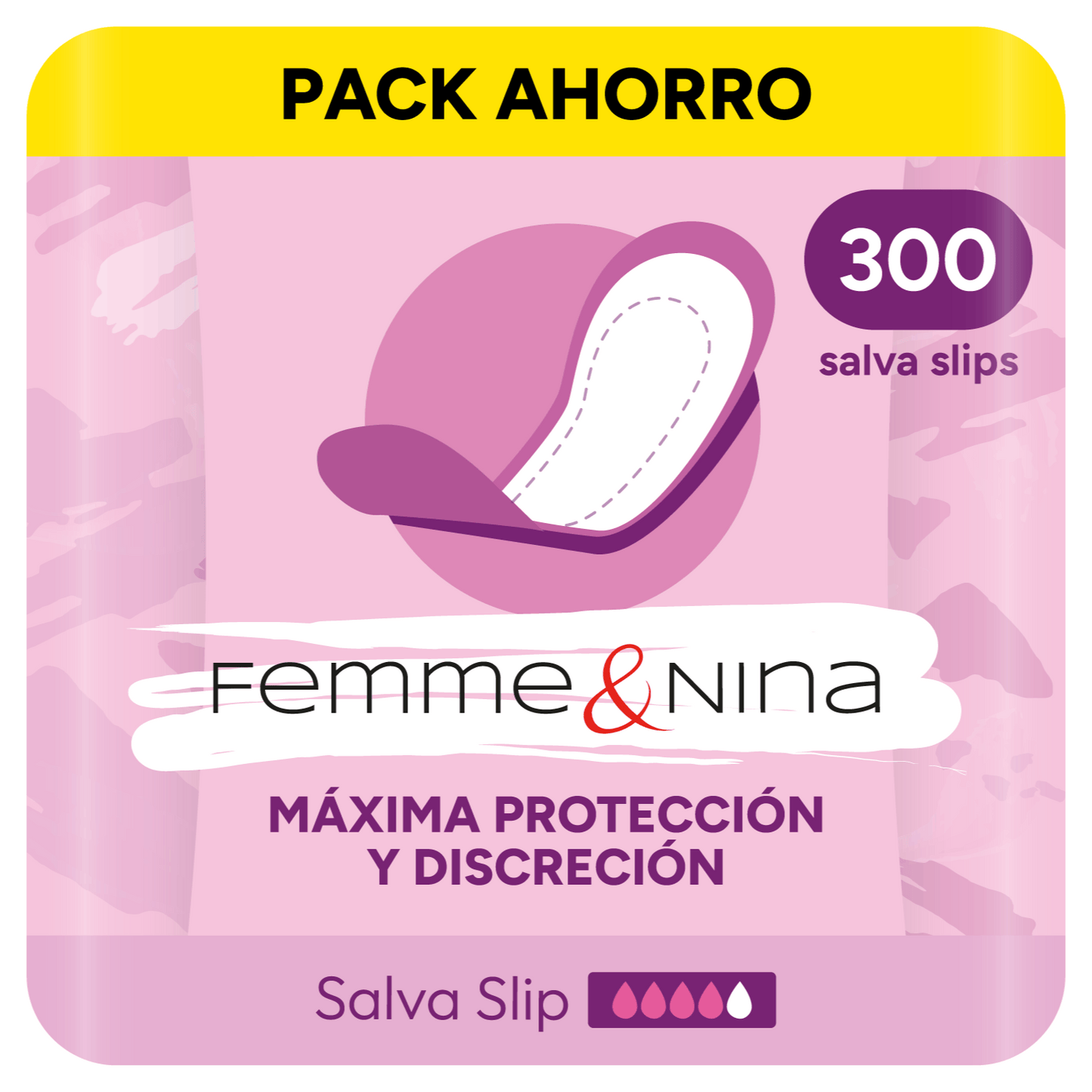 Compresas Mujer Menstruación, Máxima Seguridad, Comodidad y Discreción, Diseñada para Adaptarse, Perfectas para Uso Diario - FEMME & NINA