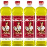 La Española Aceite de Oliva Suave 0.4º, Aceite de Oliva Tradicional, Pack de 4 Botellas 1L, Total de 4L