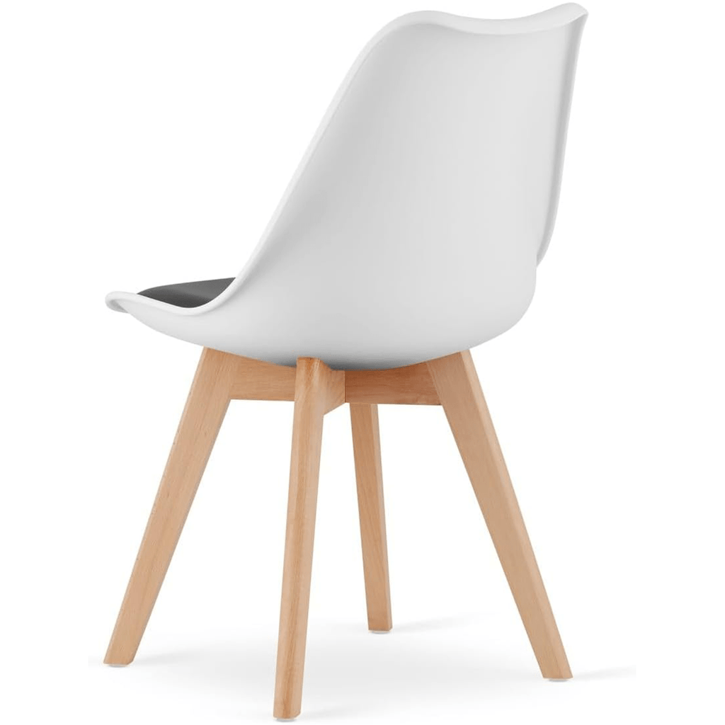 1/2/4/6 Unidad Sillas para Comedor, Sillas para Cocina con Asiento Blando, Tapizado y Patas Resistentes de Madera de Haya, Sillas Nórdicas