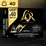 L'Or Espresso Capsulas de Cafe, Intenso, Potente, Especiado y con Carácter, Cápsulas Compatibles con Cafeteras Nespresso, 40/80/120/200/320/400 Cápsulas