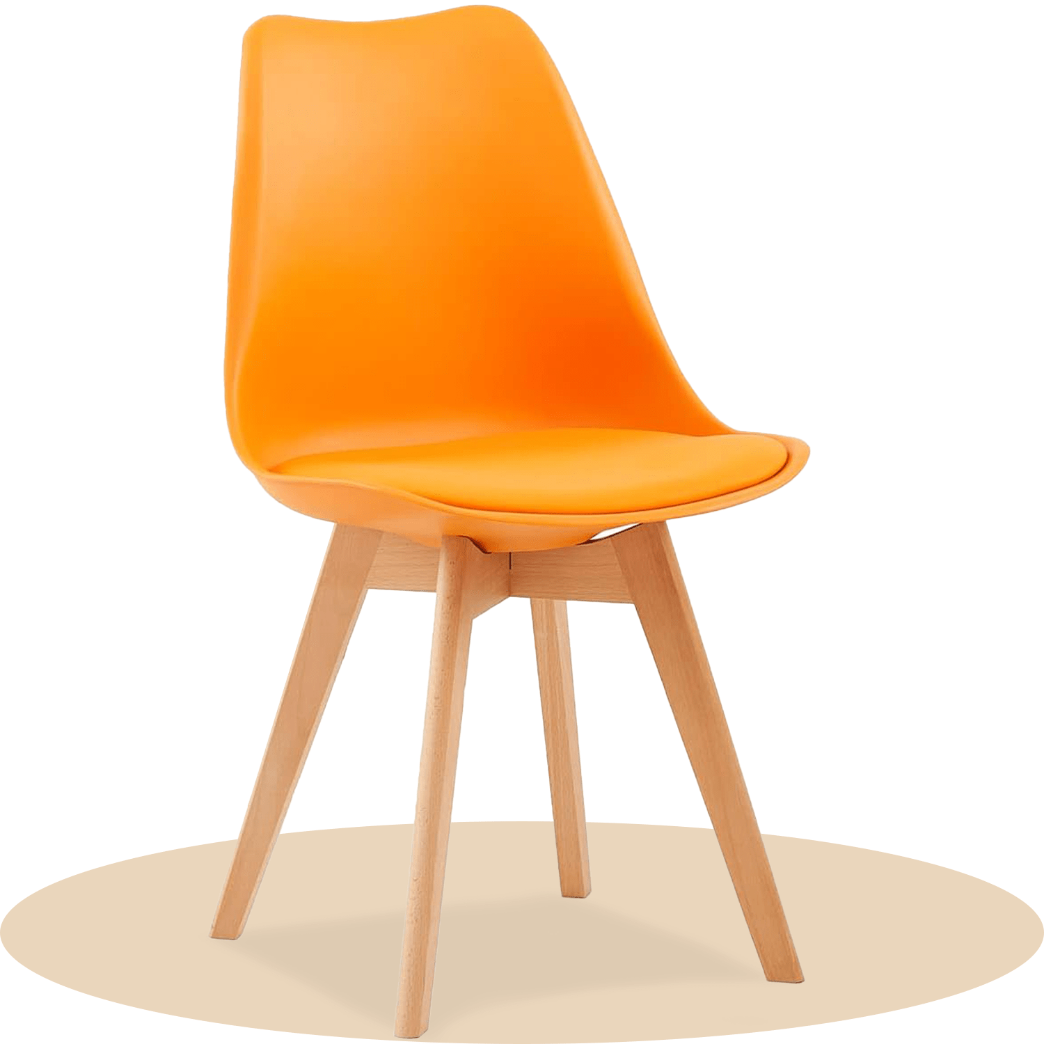 1/2/4/6 Unidad Sillas para Comedor, Sillas para Cocina con Asiento Blando, Tapizado y Patas Resistentes de Madera de Haya, Sillas Nórdicas