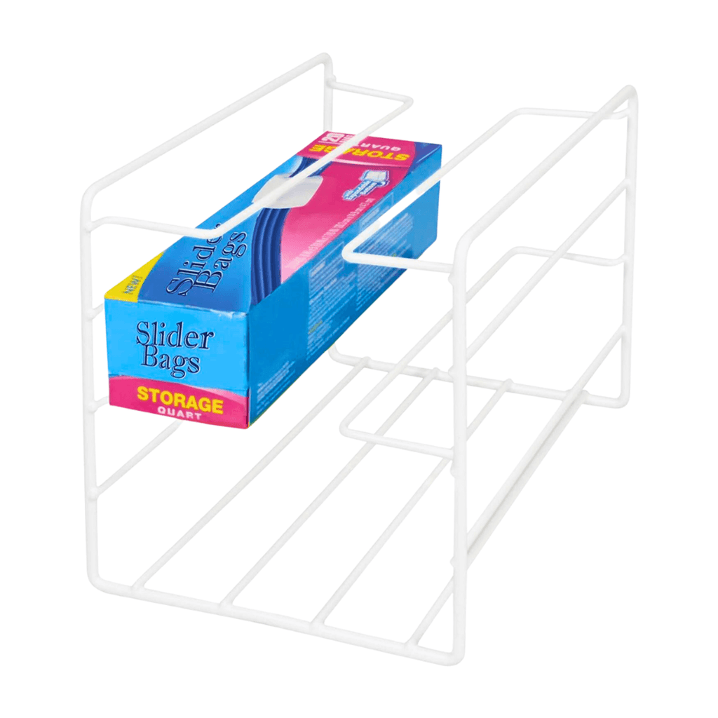 Organizador de Cocina Almacenaje, Estante Almacenamiento Cocina, Organiza Cajas y Utensilios de Cocina, Estante con 3 Niveles, Ahorra y Optimiza Espacio, Medidas: 24 x 14 x 20 cm
