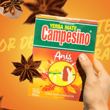 Campesino Yerba Mate, Yerbas para Mate con Sabor a Anís, Té Rico en Vitaminas y Minerales Esenciales, Origen de Paraguay, 500g por Paquete