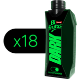 PASCUAL Bifrutas Dark, Bebida Refrescante Mixta de Leche y Zumo de Frutas, con Guaraná y Vitamina B12, Botella de 330 Ml