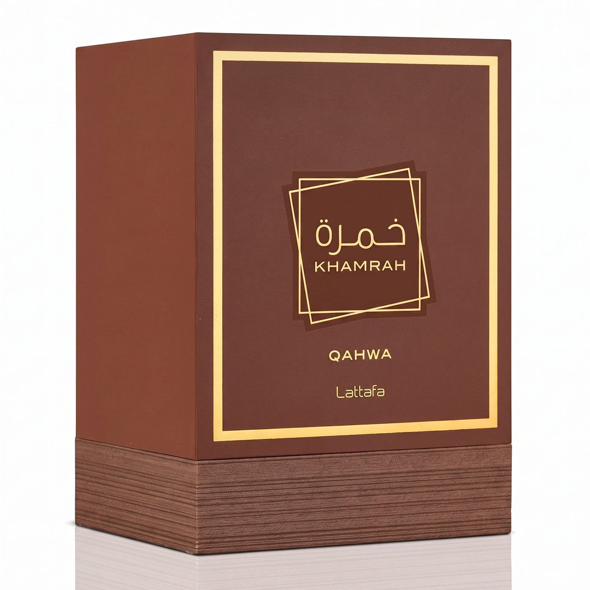Lattafa Khamrah Qahwa Eau de Parfum Unisex, Perfume Árabe de Aroma Dulce y Especiado con Notas de Café, Canela, Vainilla y Praliné, 100 ml