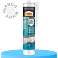 Pattex Sellador Piscinas, Polímero Adhesivo Impermeable con Flextec, Multimaterial, Adhiere Bajo el Agua, Ideal para Sellar, Pegar y Reparar Piscinas, Blanco, 280ml