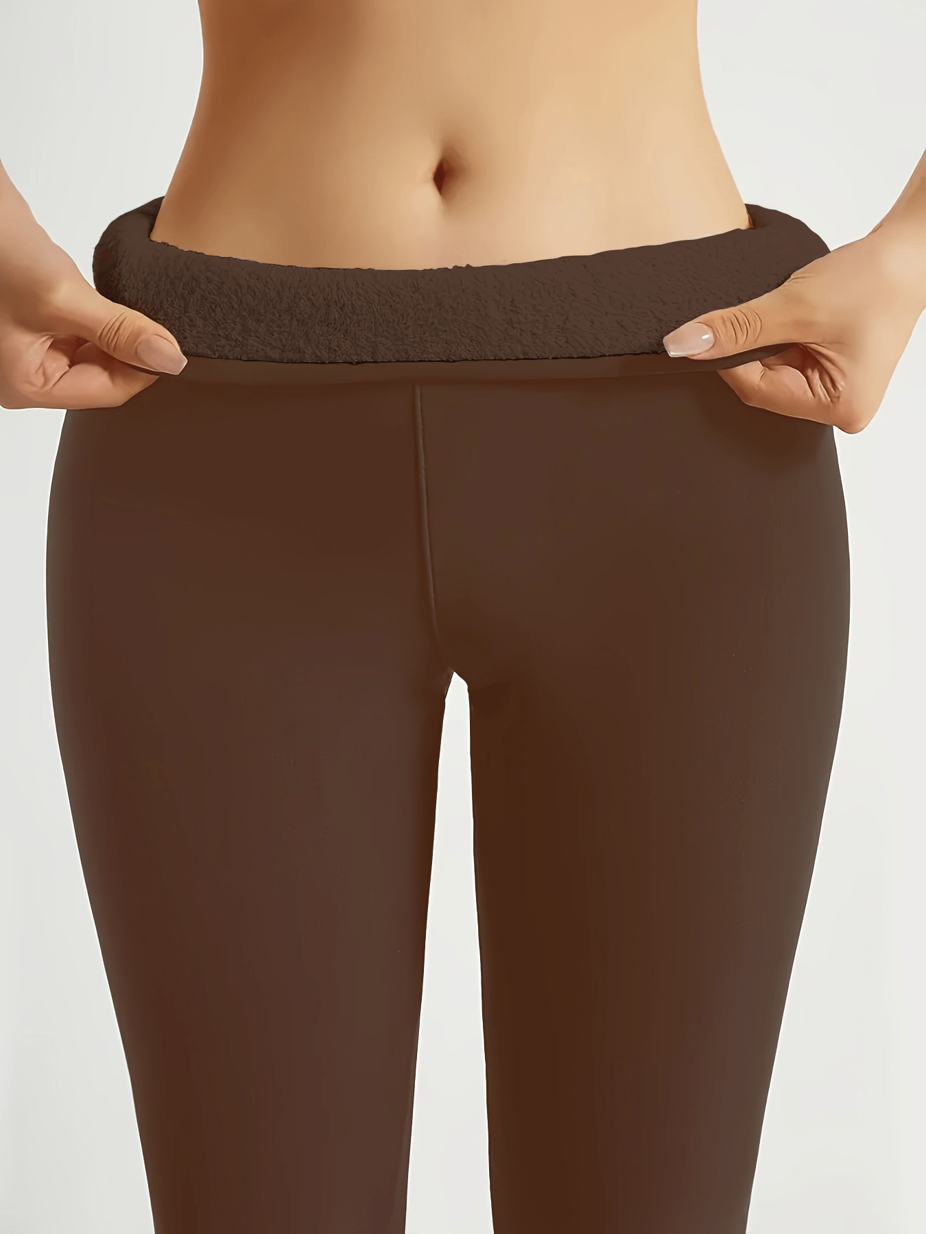 Leggins Térmicos Mujer con Forro de Felpa, Elásticos, Calientes y Acogedores