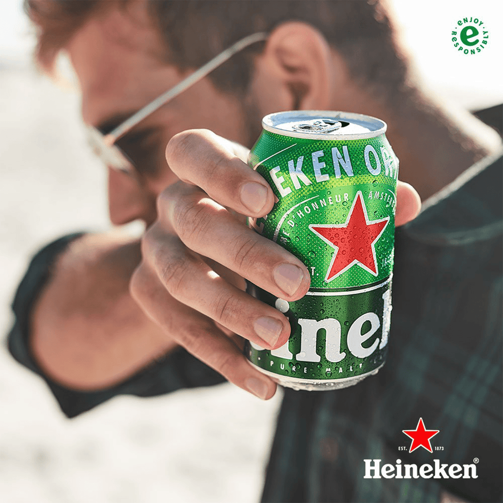 Heineken Cerveza Lager, Cerveza 24 Latas de 330ml