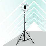 Tripode Luz Anillo Plegable, Soporte Luz, Tamaño: 1,60 m, Peso: 0,5 kg, Perfecto para Aro de Luz, Ideal para Fotografía, Videos, Redes Sociales, TikTok, Influencers, Maquillaje y Peluquería, Extensible
