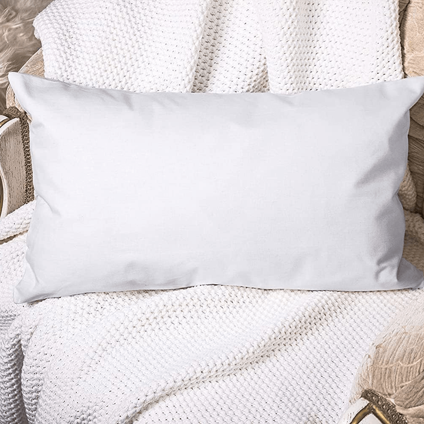 Almohada para Dormir de Fibra Siliconada, Antialérgica, Fibra Hueca de Alta Recuperación, Agradable al Tacto, Transpirable y Duradera, Se adapta a la Postura del Sueño