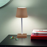 Lámpara Mesita de Noche, Lámpara con Pantalla con Interruptor Táctil, 3 Niveles de Intensidad, 60 Lúmenes, 12 Leds, Interruptor Táctil, Funciona con 3 Pilas AA (No Incl.)