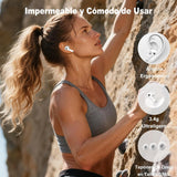 Auriculares Inalambricos de Bluetooth con Estuche de Carga, Distancia de Transmisión: 10m, 7h de Tiempo de Uso, Pantalla Táctil, Rango de Respuesta de Frecuencia: 20Hz-20KHZ, Carga USB, Capacidad de Batería de los Auriculares: 40mAh