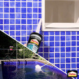 Pattex Sellador Piscinas, Polímero Adhesivo Impermeable con Flextec, Multimaterial, Adhiere Bajo el Agua, Ideal para Sellar, Pegar y Reparar Piscinas, Blanco, 280ml
