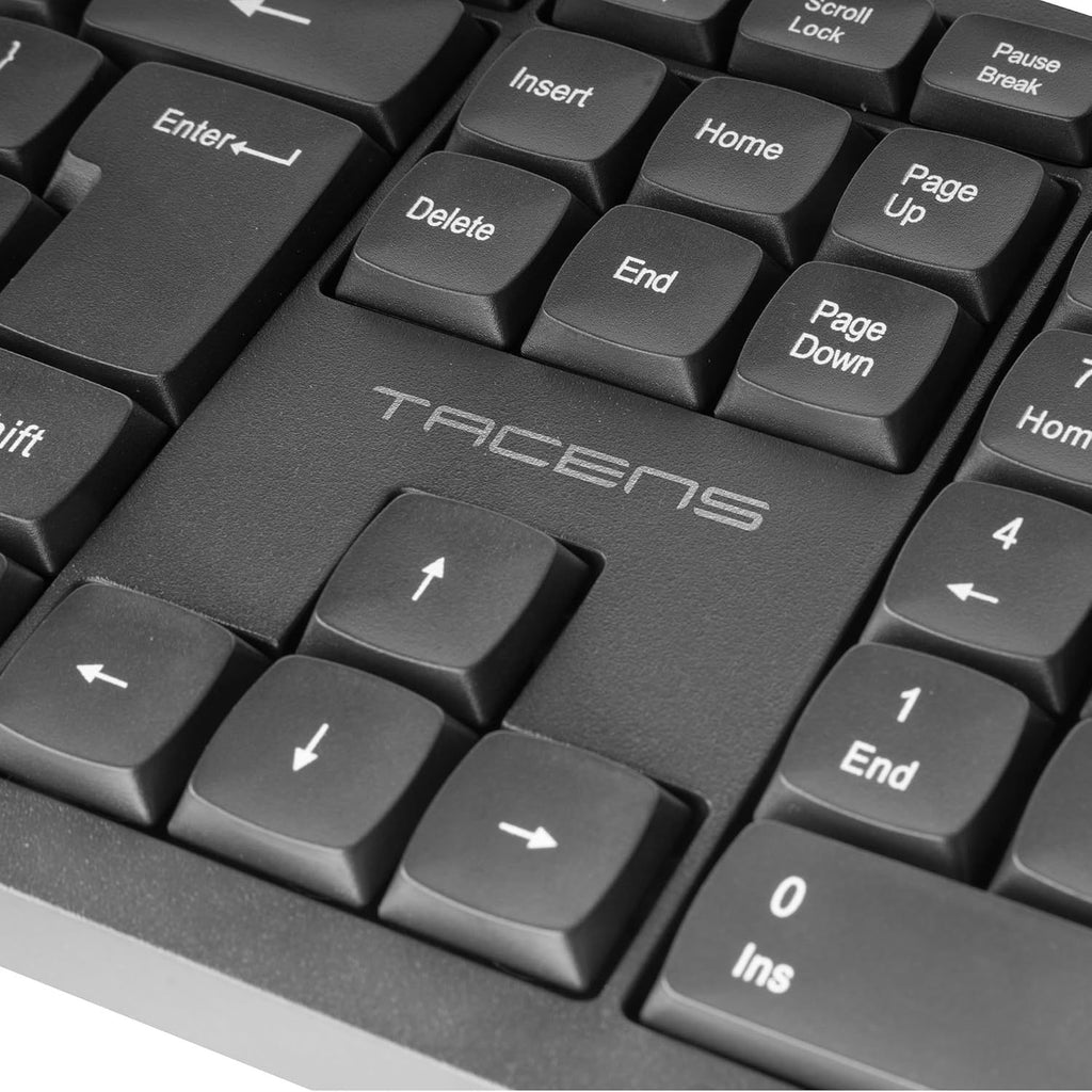 Tacens Anima AK02, Teclado PC Completo, Formato Compacto, Teclas Silenciosas Perfil Bajo, SmartKey Copilot AI, Plug&Play, Windows|Linux|Mac |PS4|PS5|Xbox One|Xbox Series X-S|Switch|Switch 2, Español
