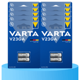 Pilas V23GA Alcalina de Alto Rendimiento, Larga Duración, Para Uso Diario, Ideal para Relojes, Alarmas, Cámaras de Fotos, Calculadoras, Mandos a Garaje, Rastreadores y Otros Dispositivos Pequeños - VARTA