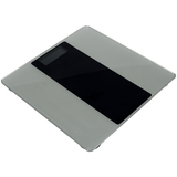 Bascula de Baño Digital con Pantalla LCD, Vidrio Templado de 5 mm, 180 kg de Capacidad, Encendido por Toque, Conversión kg/lb, Funciona con 2 Baterías tamaño AAA (no incluidas)