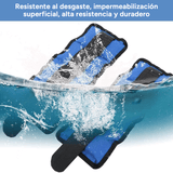 Pesas de Tobillo y Muñecas ideales para Correr, Footing, Movimiento Físico y Gimnasio, Incrementa la Intensidad de tus Ejercicios, Correas Ajustables y Cierre Fácil, Transpirables e Inodoros, Resistentes al Desgarro y Cómodos para la Piel