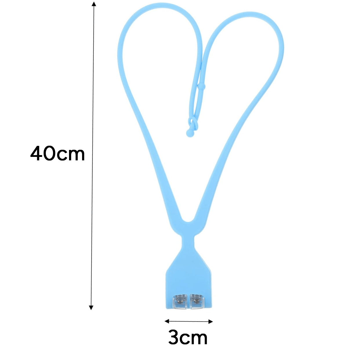 Luces de Carrera Nocturna LED, Colgante Linterna para Correr, Ideal para Leer de Noche, Acampar, Hacer Senderismo, Correr y Trotar en la Oscuridad, Perfecto para Actividades al Aire Libre, Funcionamiento mediante x2 Pilas de Botón