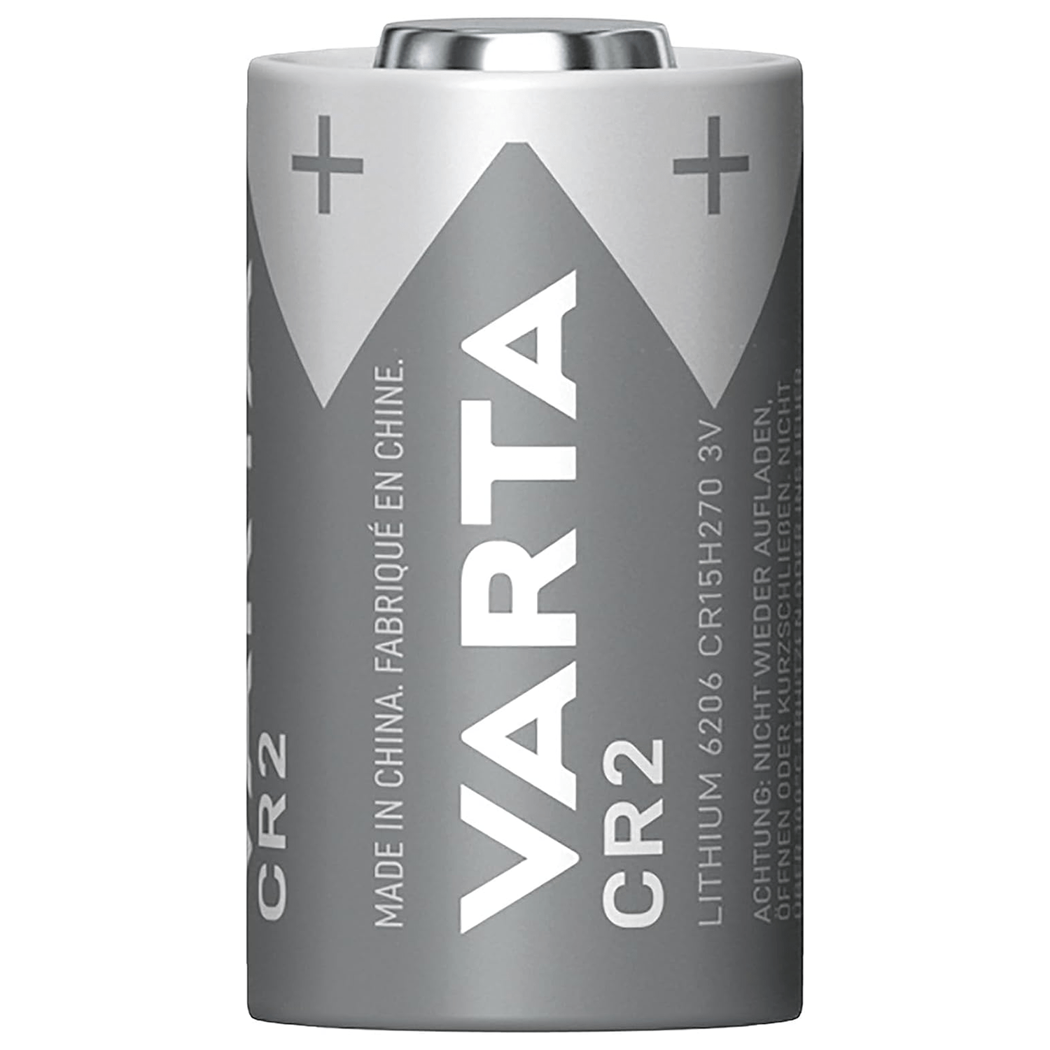 Pilas CR2 Litio de Alto Rendimiento, Larga Duración, Para Uso Diario, Ideal para Cámaras Fotográficas, Linternas, Sensores de Alarma, Equipos de Medición, Punteros, Juegos y Otros Dispositivos Pequeños - VARTA