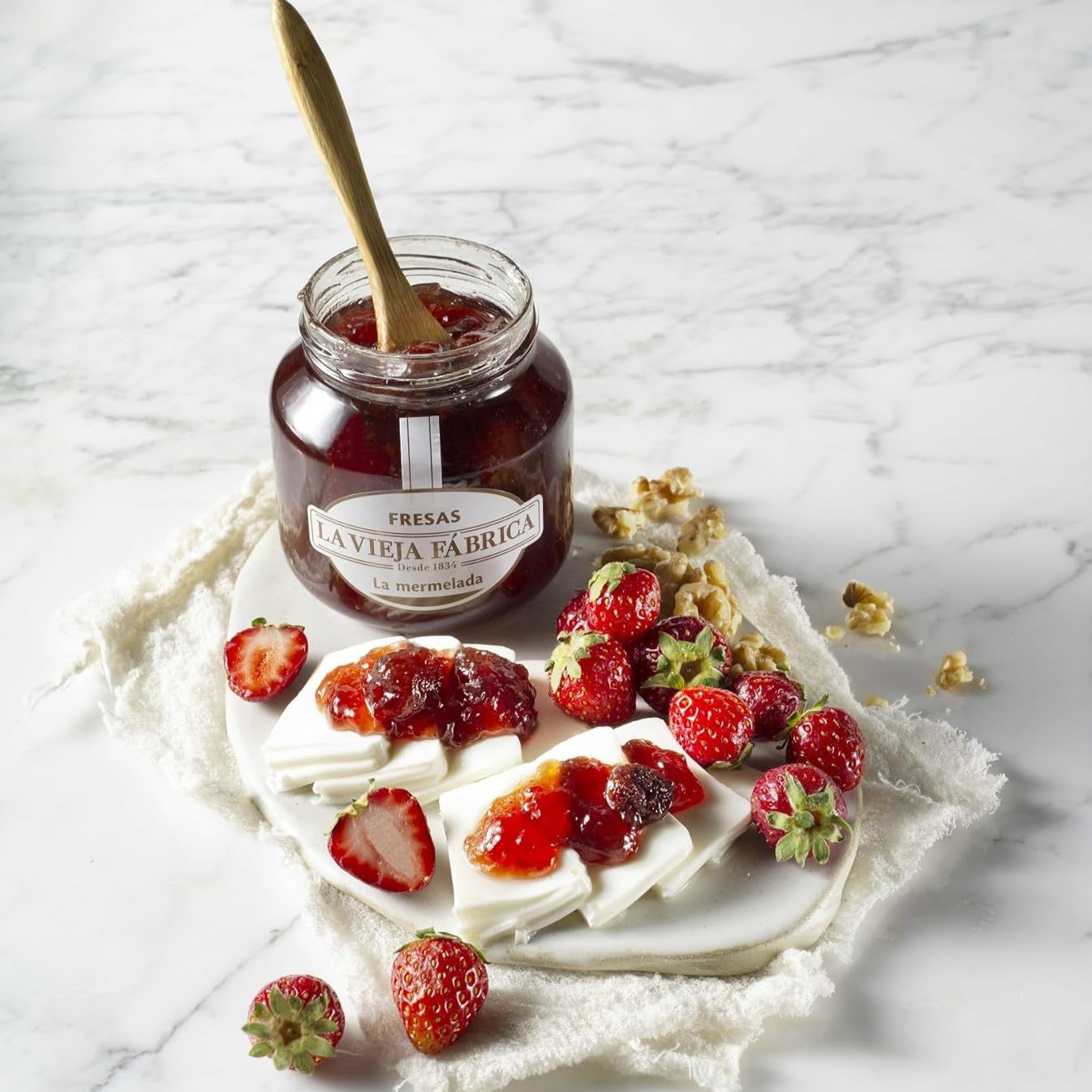 Mermelada de Fresa Tradicional La Vieja Fábrica, Tarro de 280gr