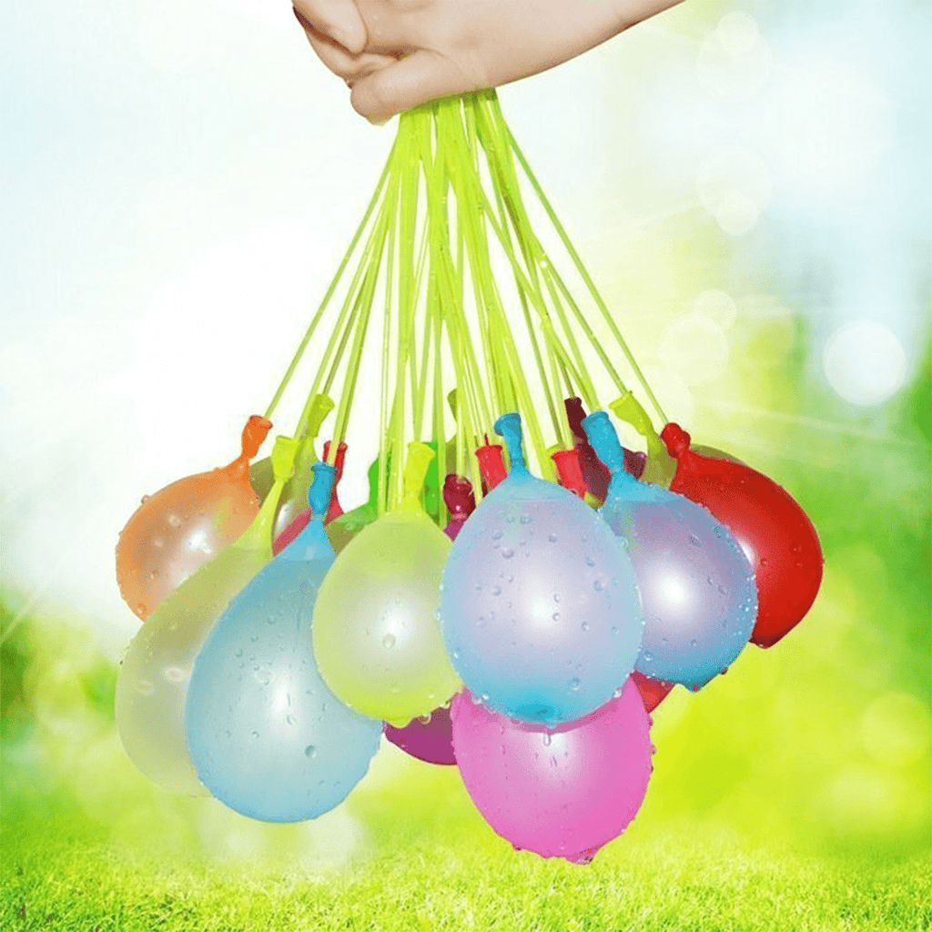 111 Globos de Agua de Llenado Rápido, Llenado Rápido en 60 Segundos ideal para Jardín, Piscina y Fiestas, Autosellado sin Nudos