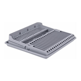 Escurridor de Platos con Bandeja, Escurreplatos de Plástico Resistente para Cocina, Compacto, Gran capacidad, 37 x 33 x 21 cm