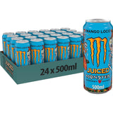 MONSTER ENERGY Bebida Energética, Refresco Energético, Pack 12/24 Latas de 500ml