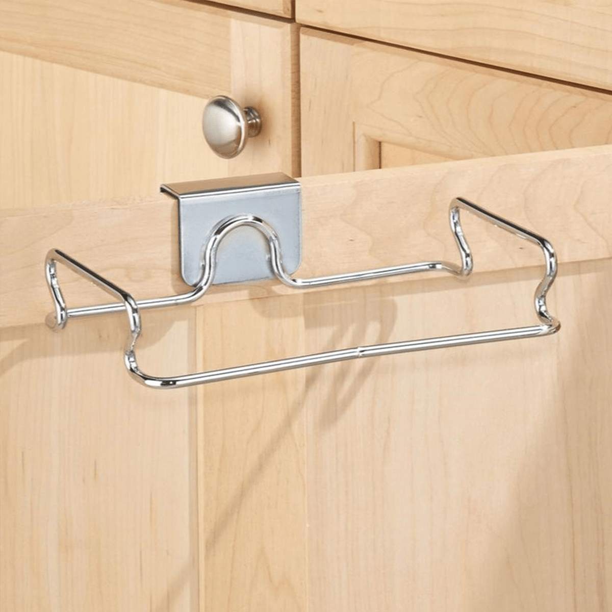 Soporte para Bolsas de Basura, Hecho en Acero de Máxima Calidad, Ideal para Optimizar y Ahorrar Espacio, Colocación Sencilla y Práctica, Compacto y Versátil, Ideal para la Cocina, 30 x 16 x 6 cm