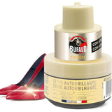 Búfalo Betún Calzado Autobrillante Incoloro, Crema para Zapatos, Aporta Brillo, Esponja Integrada, 40 ml