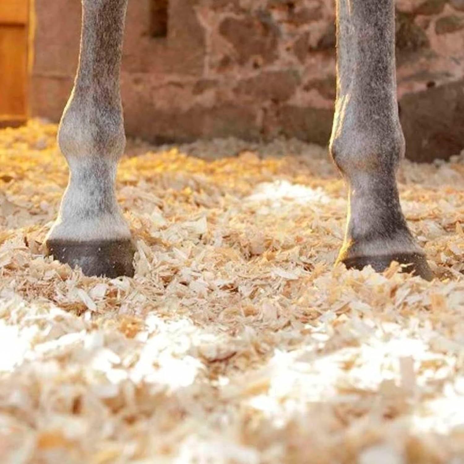 Viruta de Madera de Pino para Mascotas, Aves, Gallinas y Boxes de Caballos, 16 Kg
