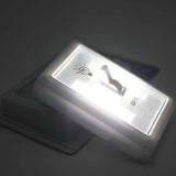 2 Luces con Interruptor, Luces LED para Pared y Superficies, Modo Apagado y Encendido, 3 pilas AAA (no incluidas), Tamaño: 8,5 x 7 x 3,2 cm, Agarres y Puntos Magnéticos para Sujección, Luz Blanca, Impermeable, Debajo De Gabinetes, Estantes, Armarios