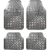 Alfombrillas Coche Antideslizantes, Set 4 Alfombrillas Universales para Coche, Hechas de PVC Duradero y Resistente, Instalación Fácil y Protección Completa para el Interior del Vehículo, Fácil de Limpiar